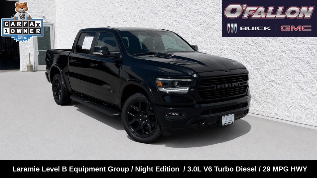 Diamond Black 2022 RAM 1500 Pickup Truck Four-Wheel Drive 8-Speed Automatic