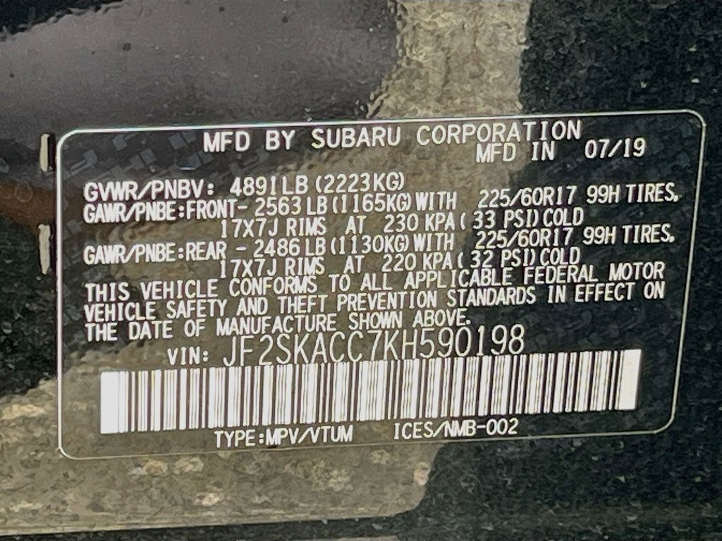 2019 Subaru Forester Base Black at Durrett Motor Company