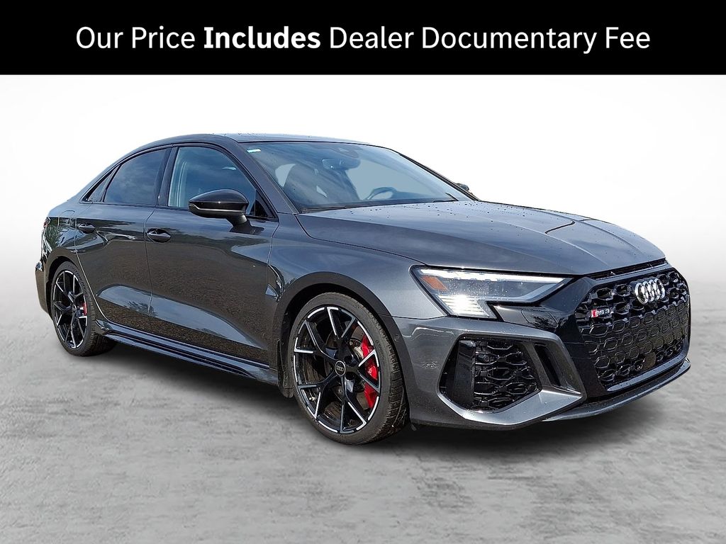 Daytona Gray Pearl Effect 2024 Audi RS 3 Sedan All-Wheel Drive 7-Speed Automatic