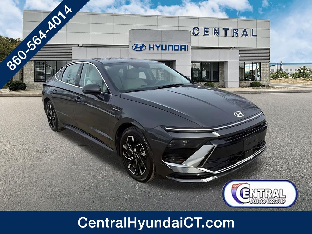 Portofino Gray 2024 Hyundai Sonata SEL FWD Sedan Front-Wheel Drive 8-Speed Automatic