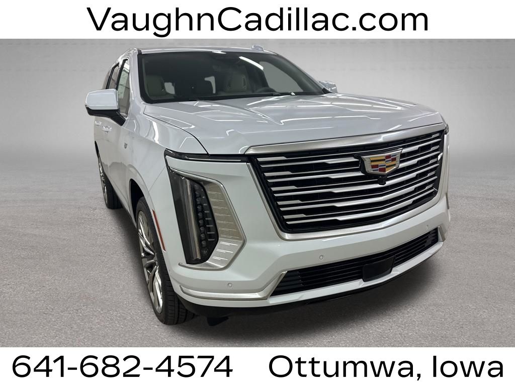 Vibrant White Tricoat 2026 Cadillac Escalade Platinum Luxury 4WD SUV / Crossover Four-Wheel Drive