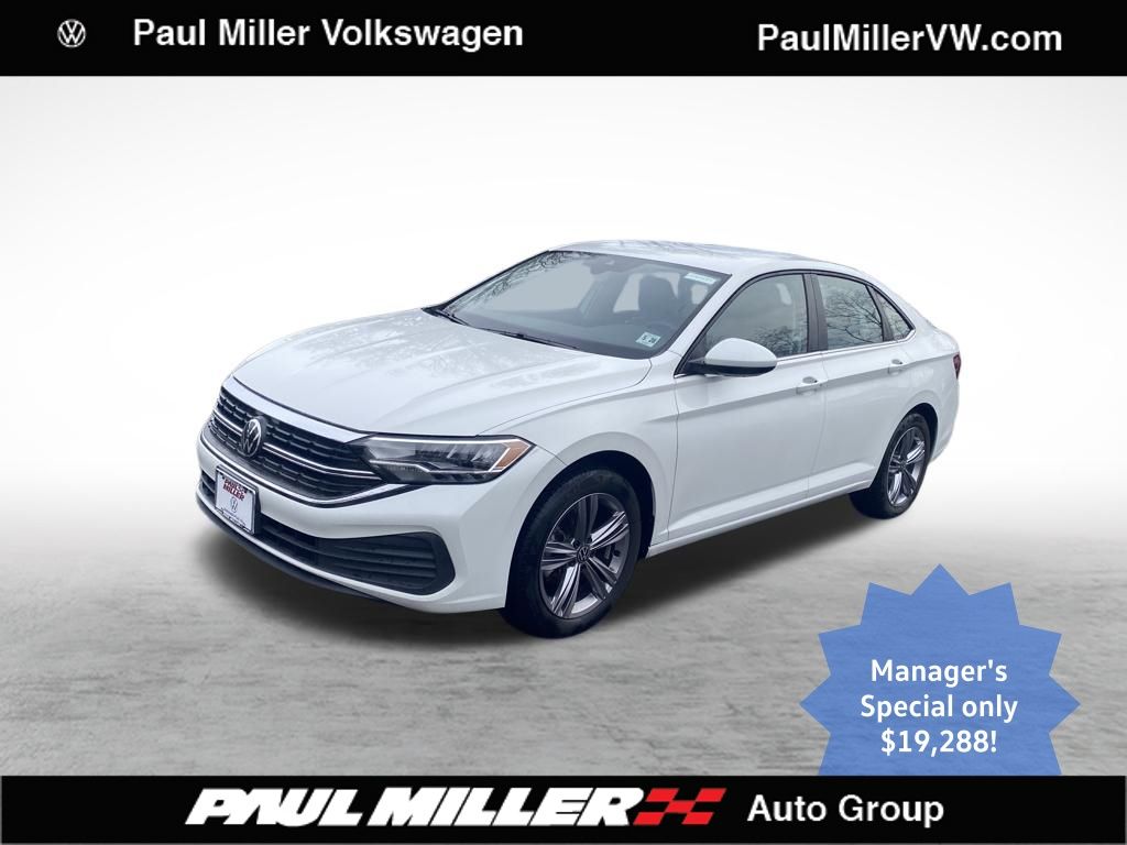 Opal White 2023 Volkswagen Jetta 1.5T SE FWD Sedan Front-Wheel Drive 8-Speed Automatic