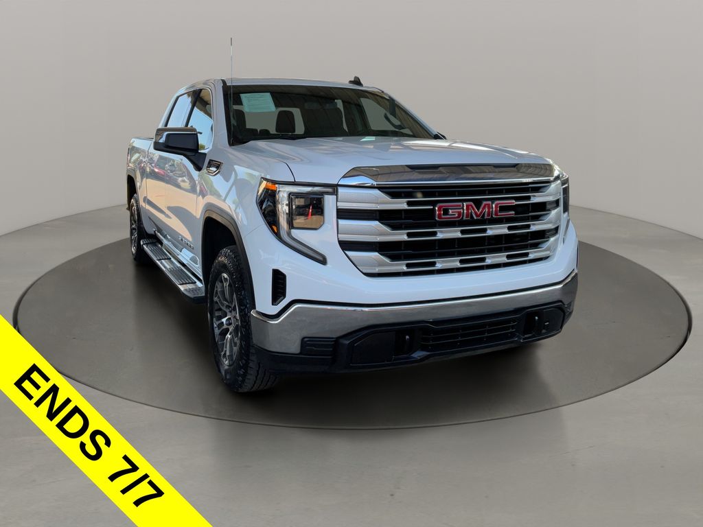Summit White 2023 GMC Sierra 1500 Pickup Truck Four-Wheel Drive Automatic