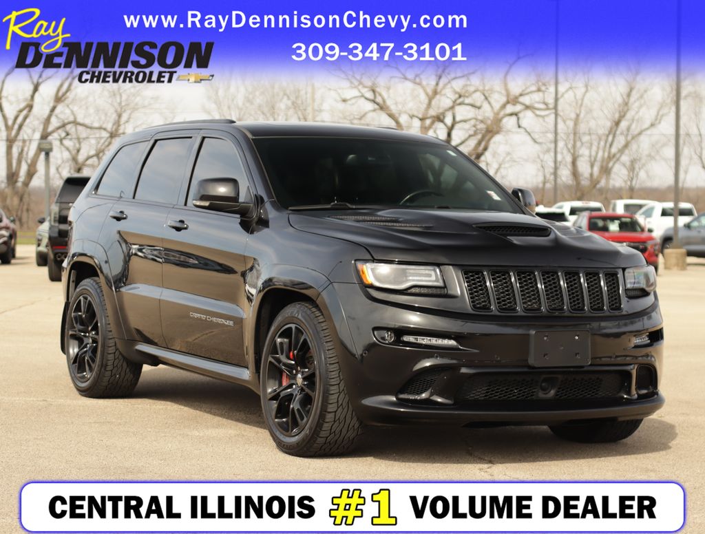 Brilliant Black Crystal Pearl 2015 Jeep Grand Cherokee SRT 4WD SUV / Crossover Four-Wheel Drive 8-Speed Automatic