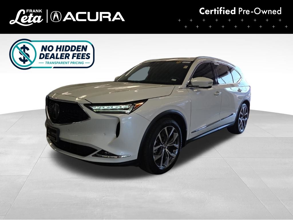 Platinum White Pearl 2023 Acura MDX SUV / Crossover All-Wheel Drive Automatic