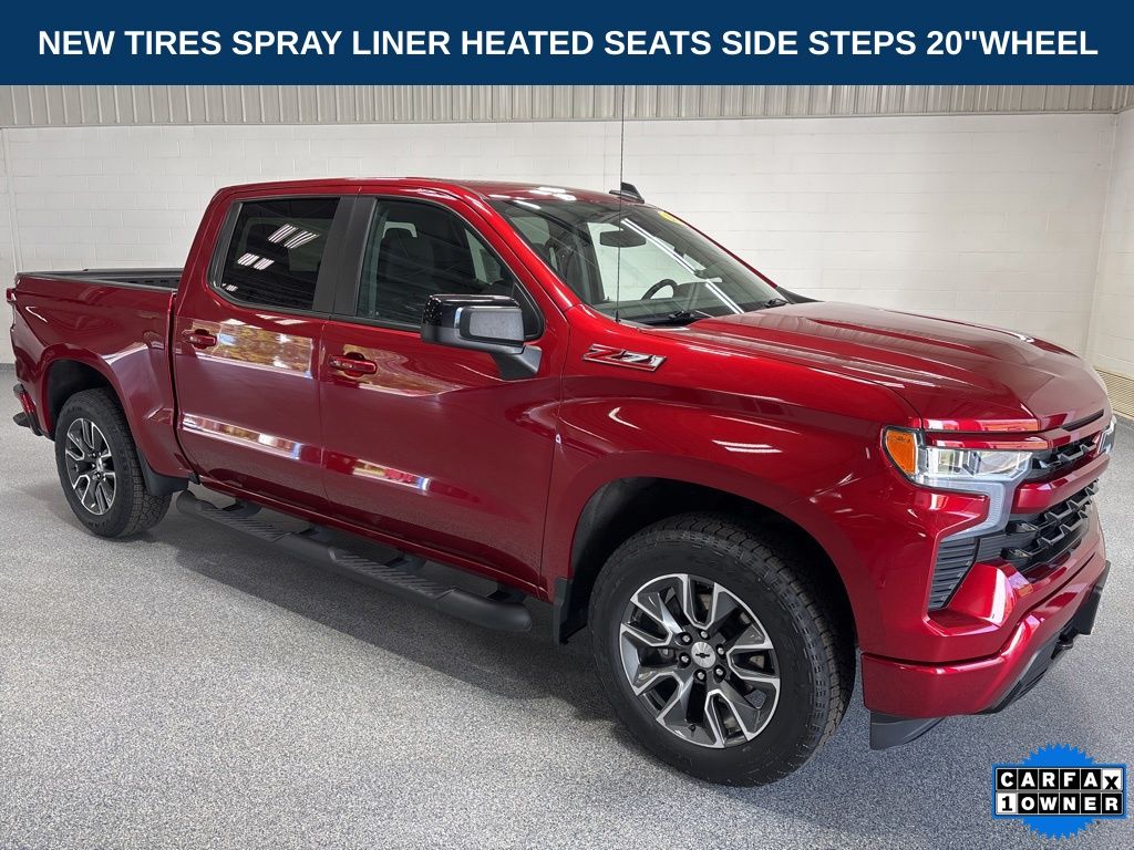 Radiant Red Tintcoat 2023 Chevrolet Silverado 1500 Pickup Truck Four-Wheel Drive Automatic