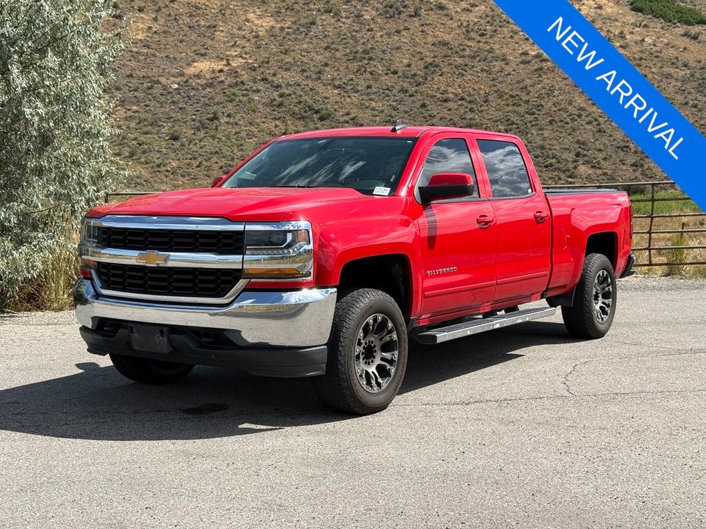 Red Hot 2017 Chevrolet Silverado 1500 Pickup Truck Four-Wheel Drive 6-Speed Automatic Overdrive