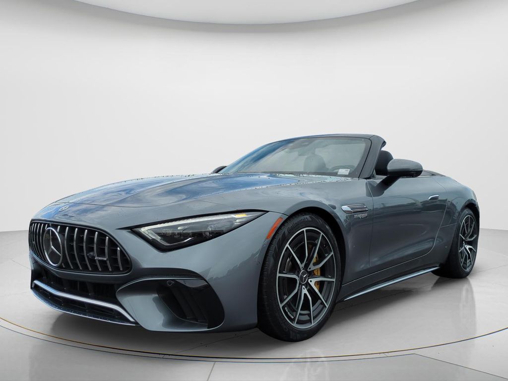 Gray 2022 Mercedes-Benz SL-Class Convertible All-Wheel Drive 9-Speed Automatic