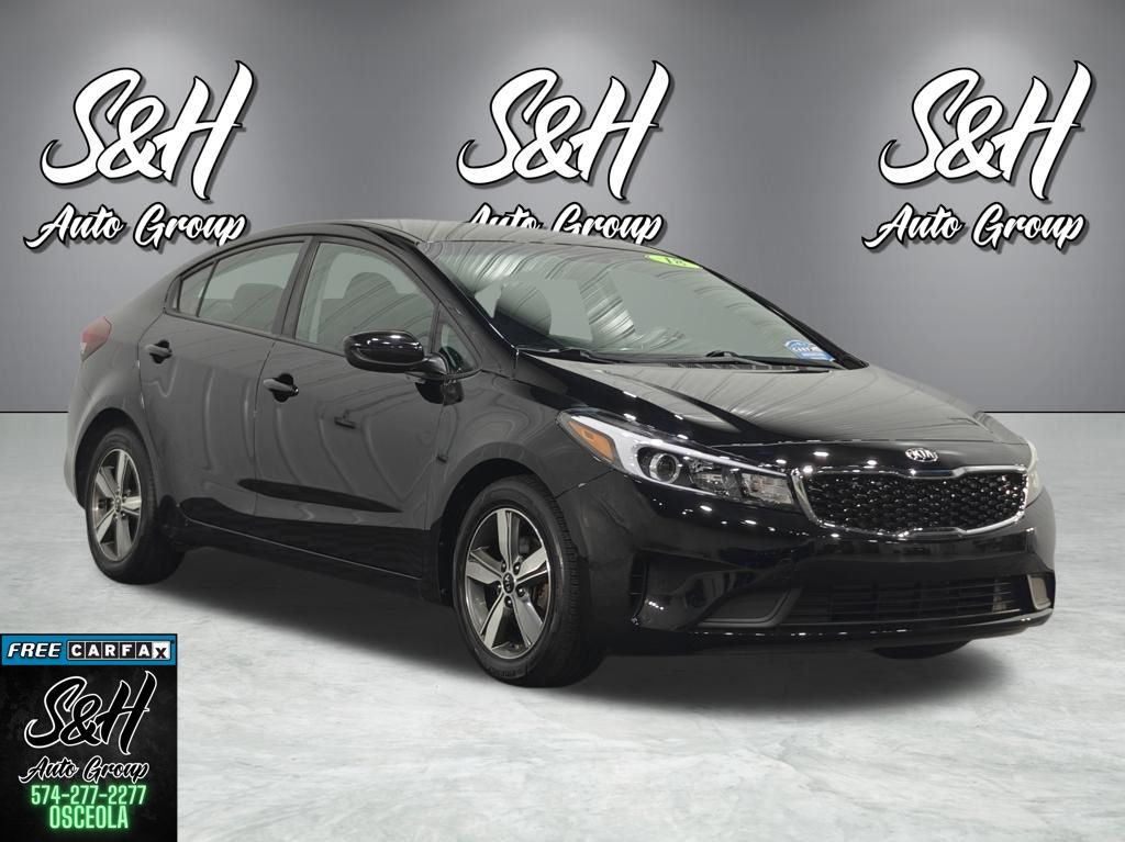 Aurora Black Pearl 2018 Kia Forte LX Sedan Front-Wheel Drive 6-Speed Automatic