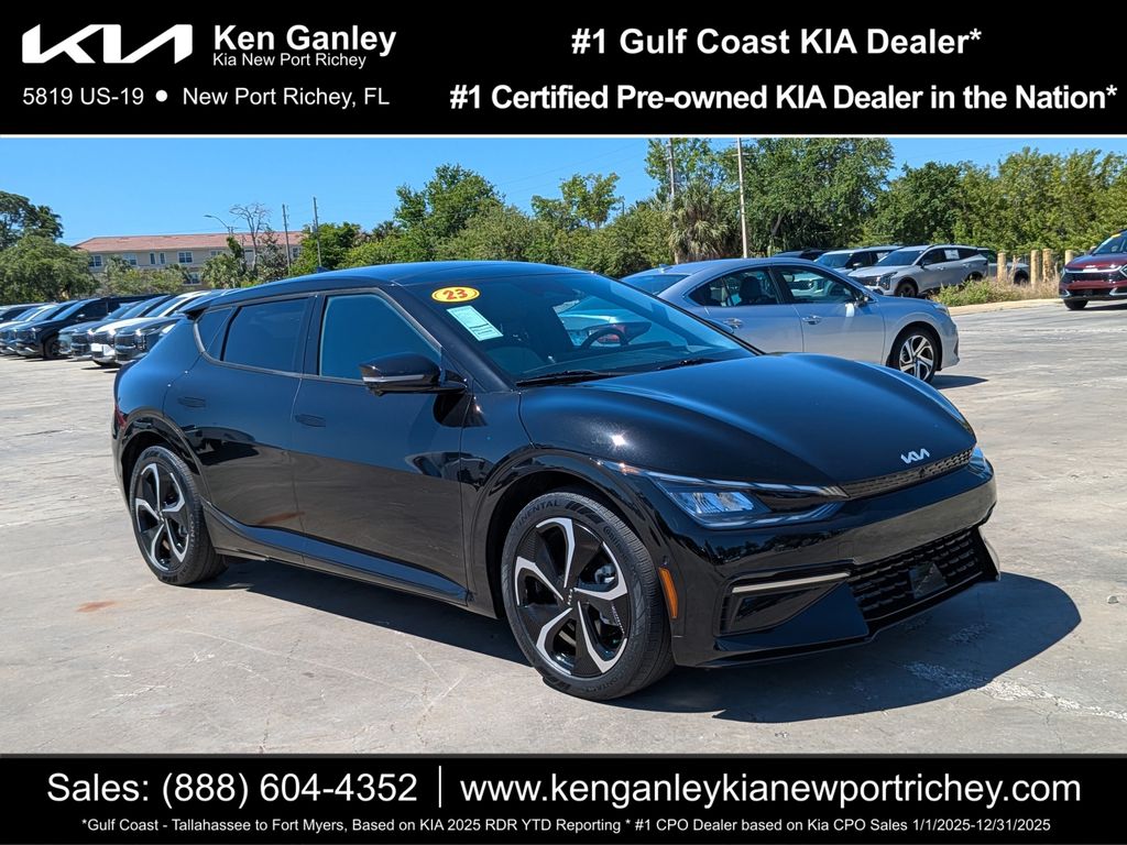 Aurora Black Pearl 2023 Kia EV6 GT-Line AWD SUV / Crossover All-Wheel Drive 1-Speed Automatic