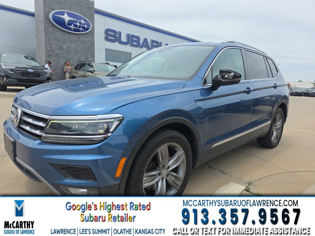 Blue Metallic 2018 Volkswagen Tiguan SEL Premium SUV / Crossover Front-Wheel Drive 8-Speed Automatic