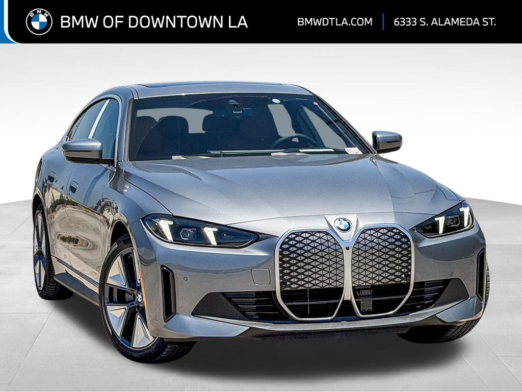 Gray (Skyscraper Grey Metallic) 2026 BMW i4 Sedan Rear-Wheel Drive Automatic