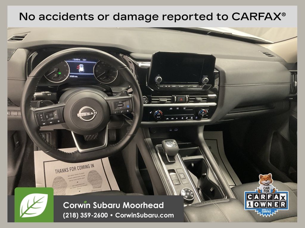 Glacier White 2024 Nissan Pathfinder SV 4WD SUV / Crossover All-Wheel Drive 9-Speed Automatic