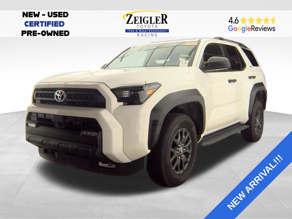 White 2025 Toyota 4Runner SUV / Crossover Four-Wheel Drive 8-Speed Automatic