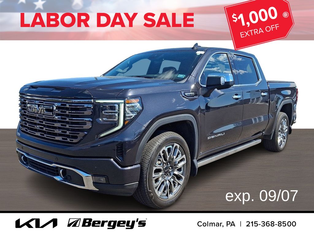 Titanium Rush Metallic 2025 GMC Sierra 1500 Pickup Truck Four-Wheel Drive Automatic