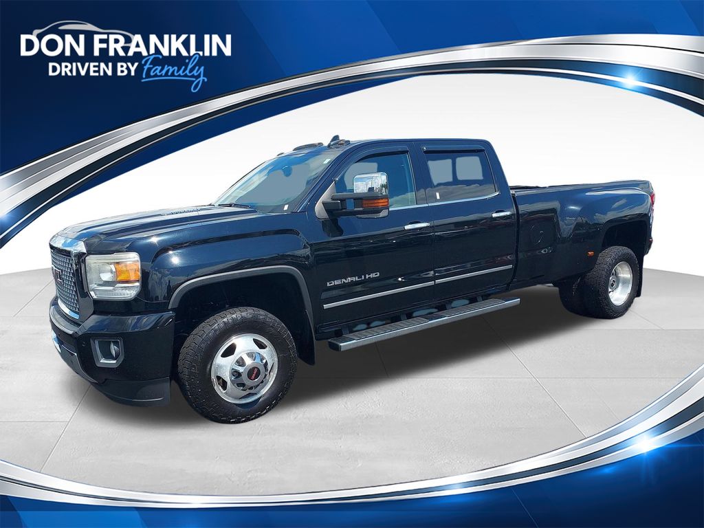 Onyx Black 2016 GMC Sierra 3500HD Pickup Truck Four-Wheel Drive 6-Speed Automatic