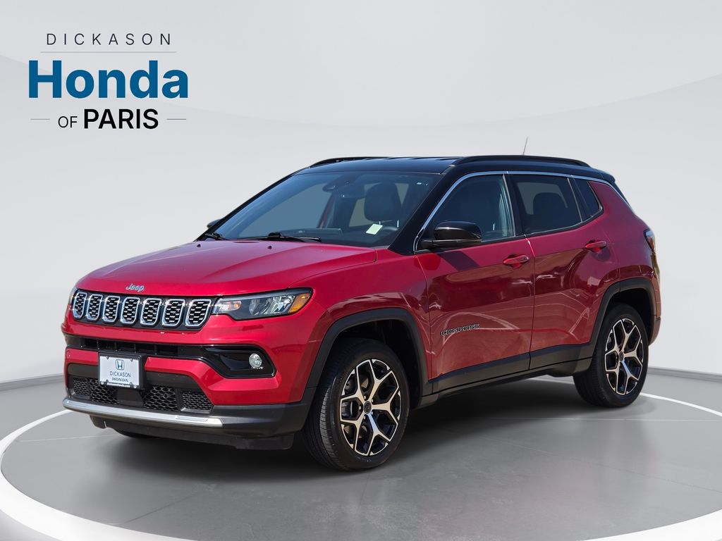 Red Hot Pearlcoat 2025 Jeep Compass SUV / Crossover Four-Wheel Drive 8-Speed Automatic