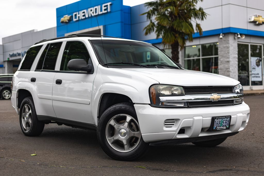 Summit White 2008 Chevrolet Trailblazer SUV / Crossover 4-Speed Automatic Overdrive