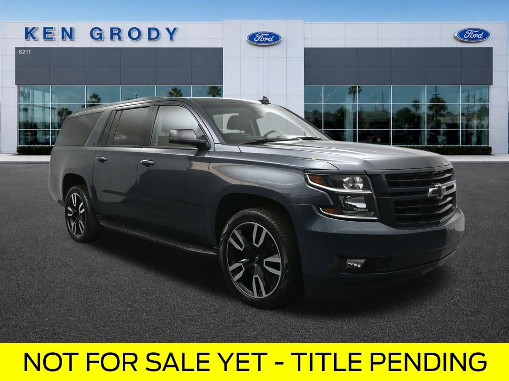 Shadow Gray Metallic 2019 Chevrolet Suburban 1500 LT RWD SUV / Crossover 4X2 6-Speed Automatic Overdrive