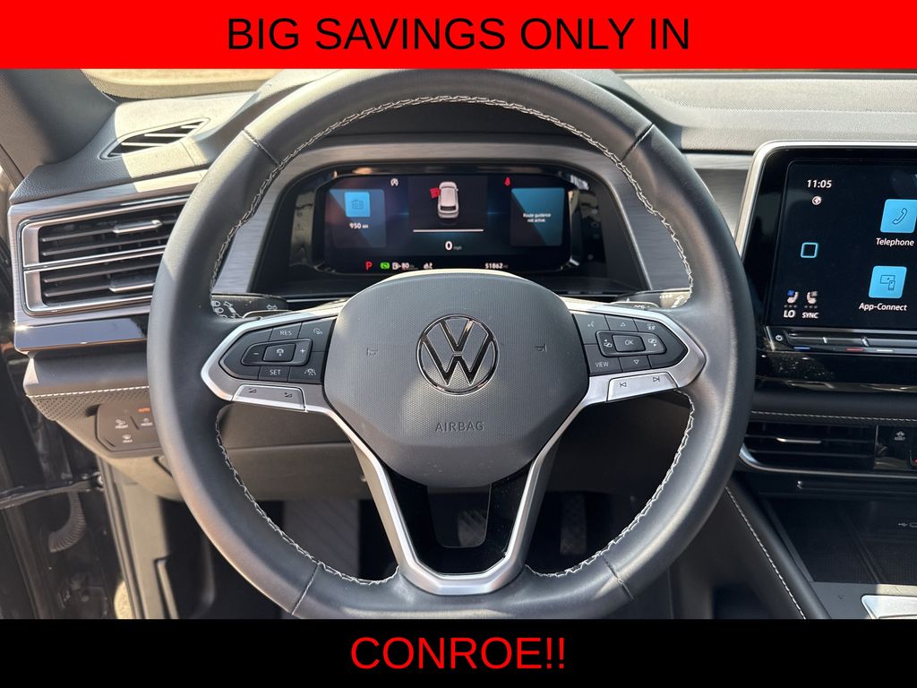2024 Volkswagen Atlas Cross Sport 2.0T SE Black at DeMontrond Gulf Freeway