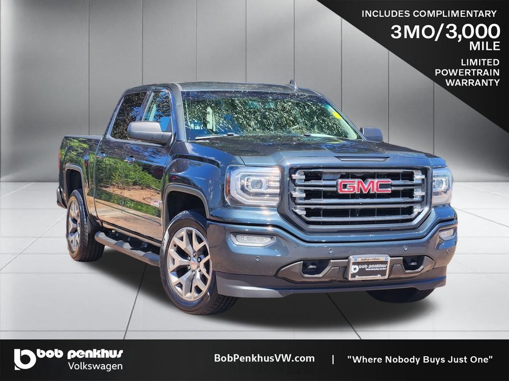 Dark Slate Metallic 2017 GMC Sierra 1500 Pickup Truck Four-Wheel Drive 8-Speed Automatic Overdrive