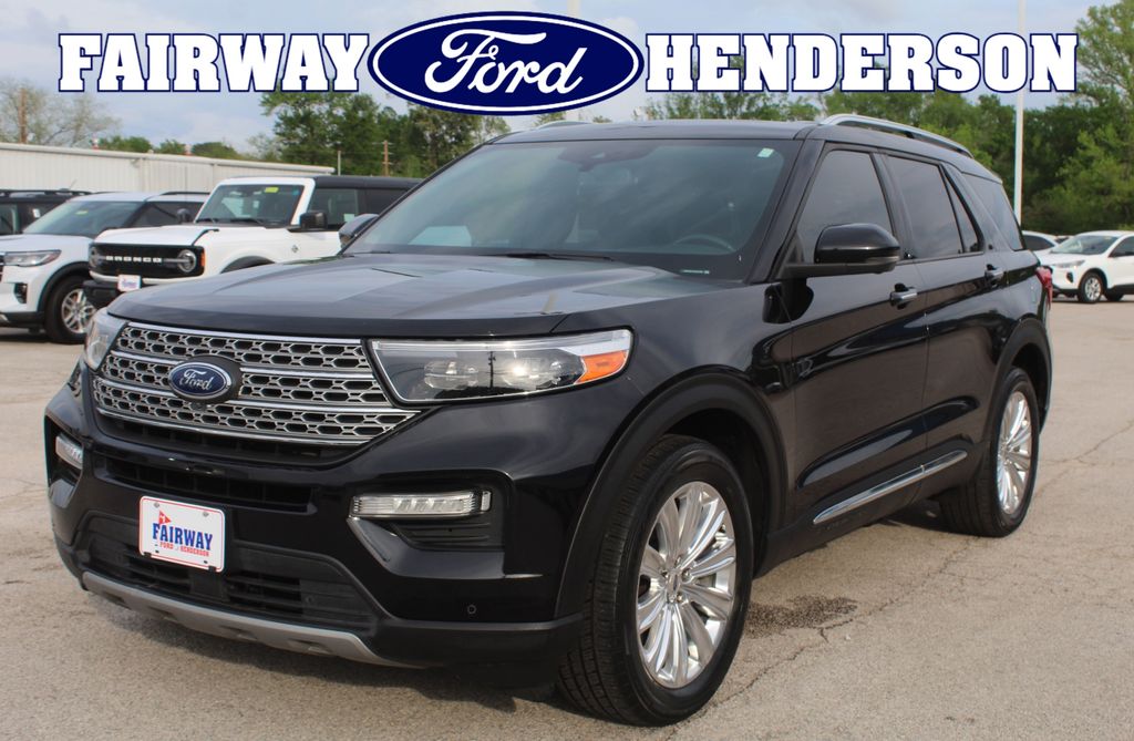 Agate Black Metallic 2020 Ford Explorer Limited AWD SUV / Crossover All-Wheel Drive Automatic