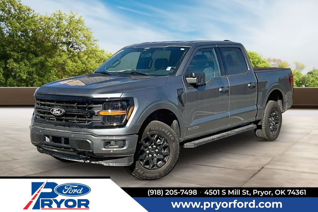 Gray Metallic 2025 Ford F-150 Pickup Truck Four-Wheel Drive Automatic