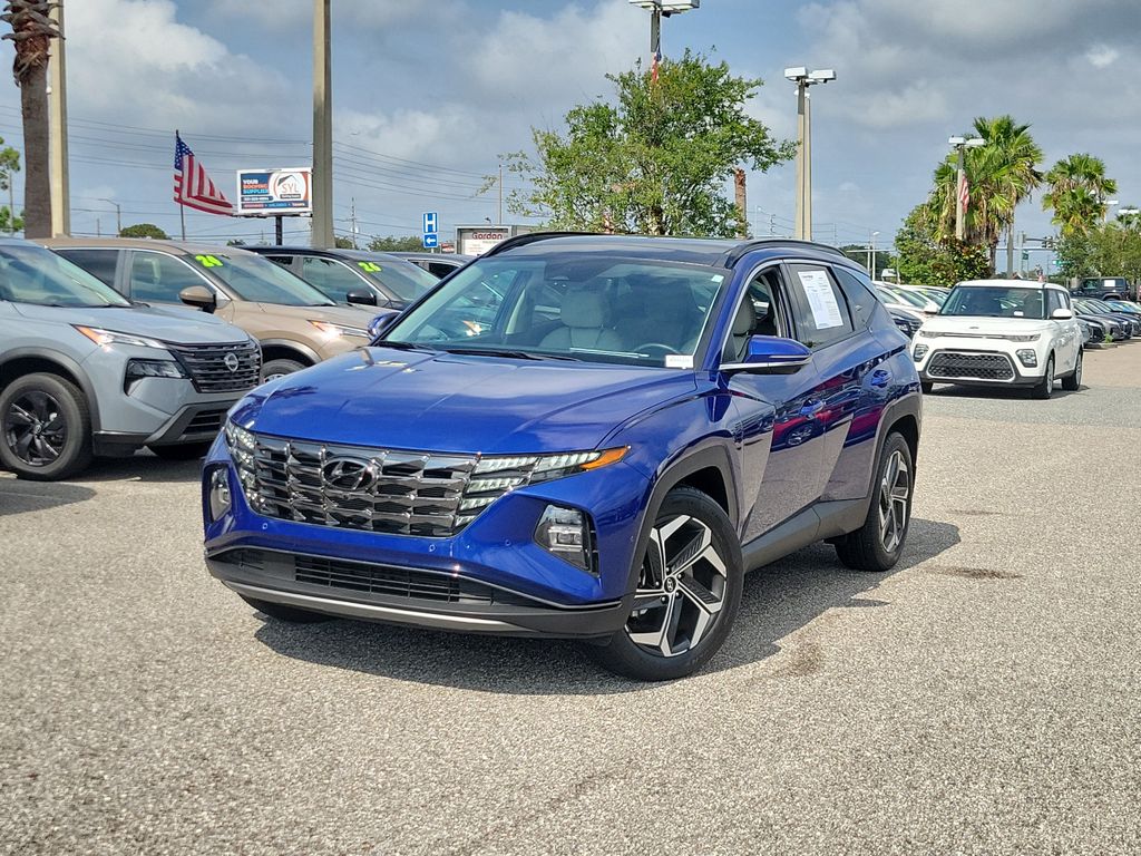 Intense Blue 2023 Hyundai Tucson SUV / Crossover Front-Wheel Drive 8-Speed Automatic