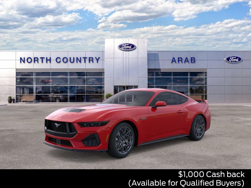 Race Red 2026 Ford Mustang Coupe Rear-Wheel Drive 6-Speed Manual