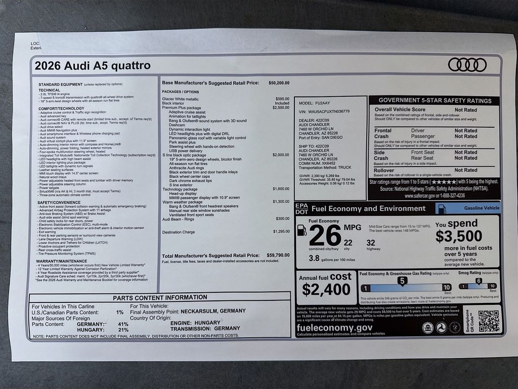Thumbnail: 2026 Audi A5 - 9