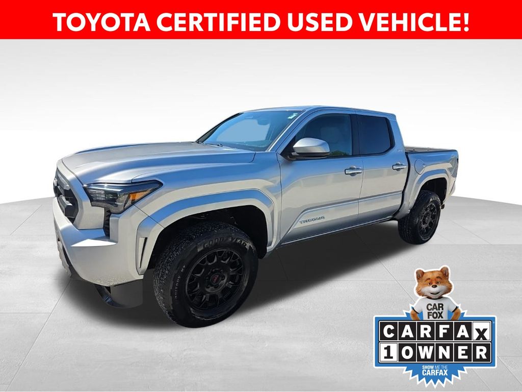 Celestial Silver Metallic 2025 Toyota Tacoma Pickup Truck Four-Wheel Drive 8-Speed Automatic