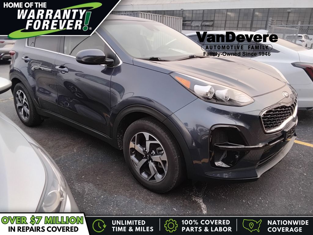 Pacific Blue 2020 Kia Sportage SUV / Crossover Front-Wheel Drive 6-Speed Automatic Overdrive