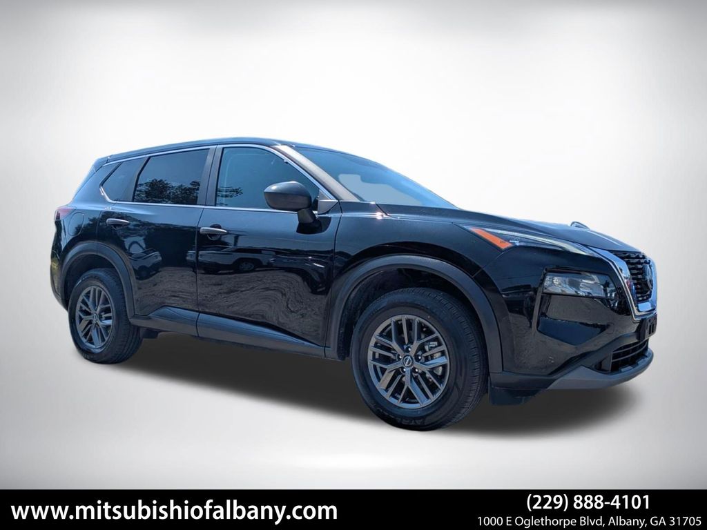 Super Black 2023 Nissan Rogue SUV / Crossover Front-Wheel Drive Continuously Variable Transmission