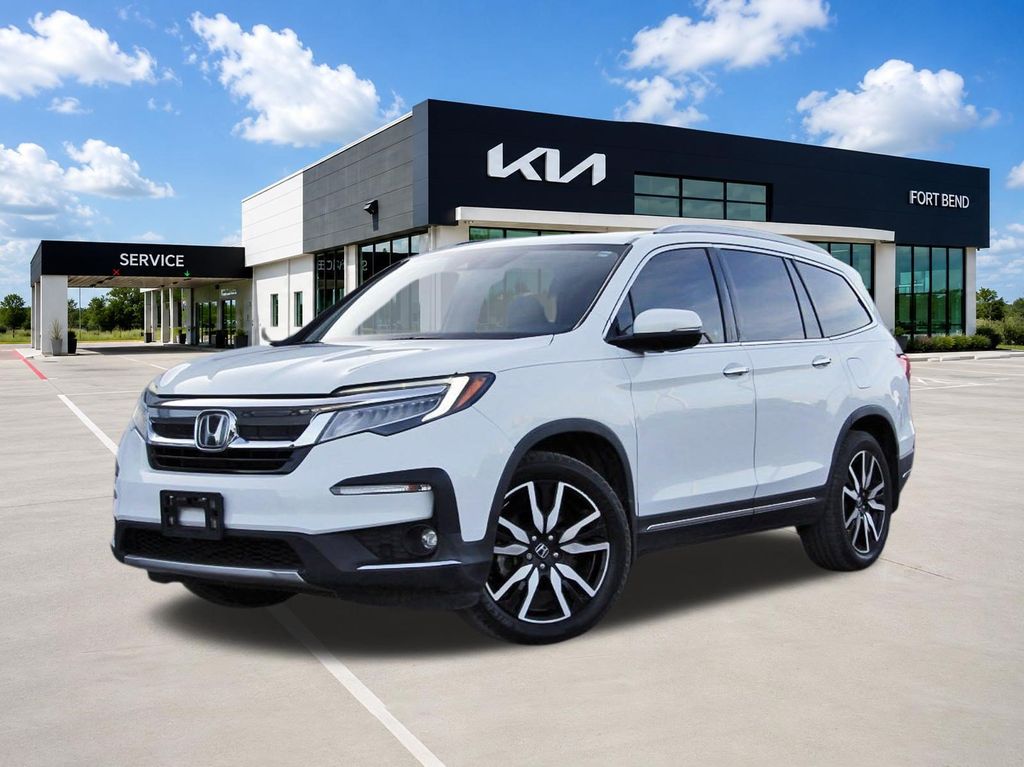 2020 Honda Pilot Touring White at Bayway Chrysler Dodge Jeep Ram