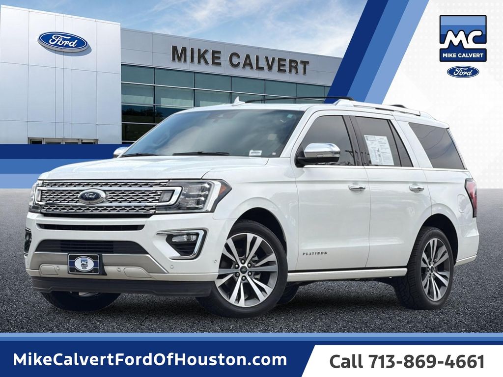 White Metallic 2021 Ford Expedition SUV / Crossover 4X2 Automatic