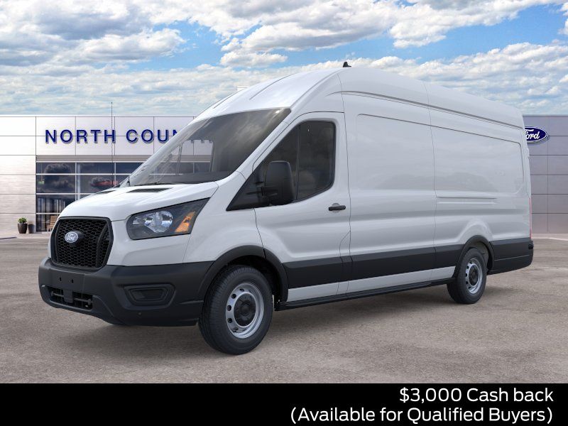 Oxford White 2026 Ford Transit Cargo Van Rear-Wheel Drive