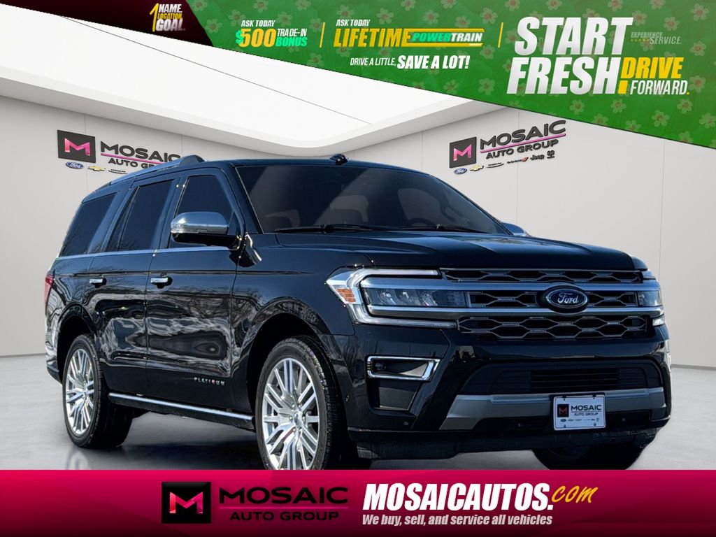 Black 2024 Ford Expedition Platinum 4WD SUV / Crossover Four-Wheel Drive Automatic