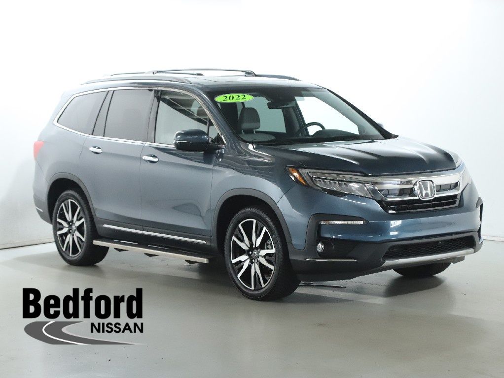 Gray (Steel Sapphire Metallic) 2022 Honda Pilot SUV / Crossover All-Wheel Drive 9-Speed Automatic