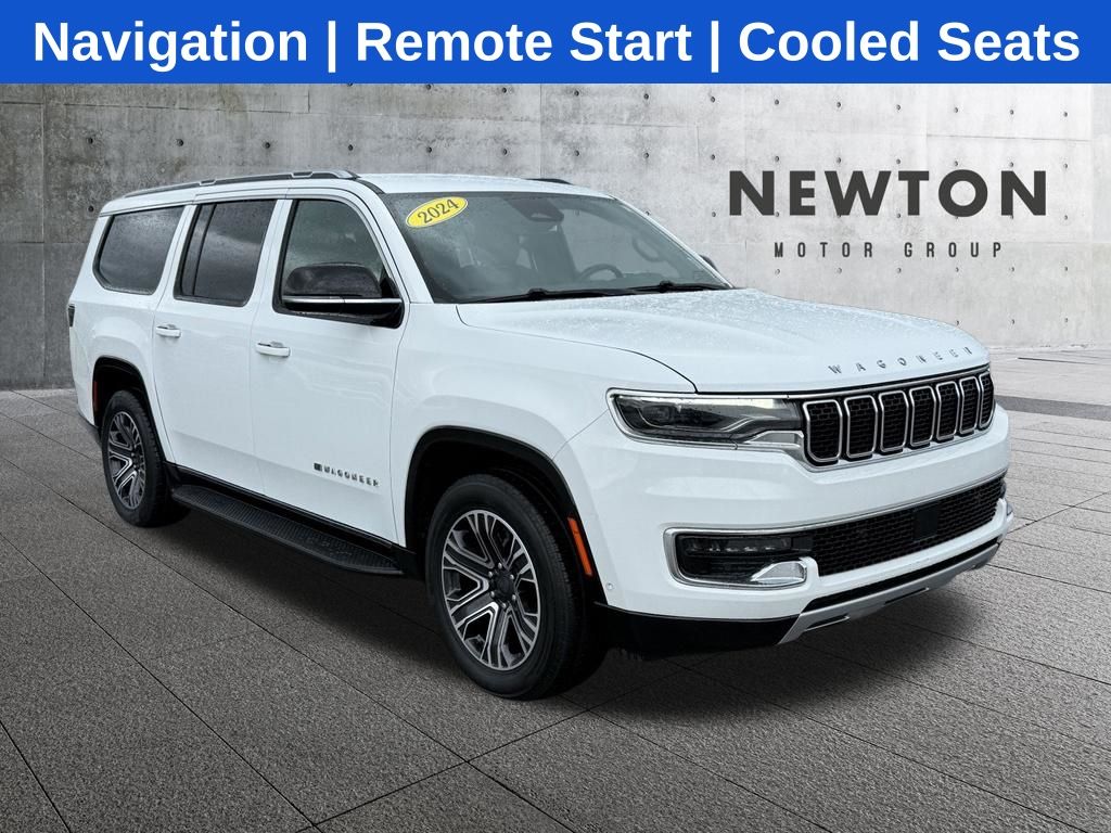 Bright White Clearcoat 2024 Jeep Wagoneer L SUV / Crossover Four-Wheel Drive 8-Speed Automatic