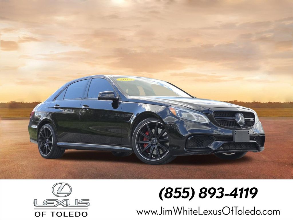 Black 2015 Mercedes-Benz E-Class E 63 AMG S-Model Sedan 4MATIC Sedan All-Wheel Drive 7-Speed Automatic