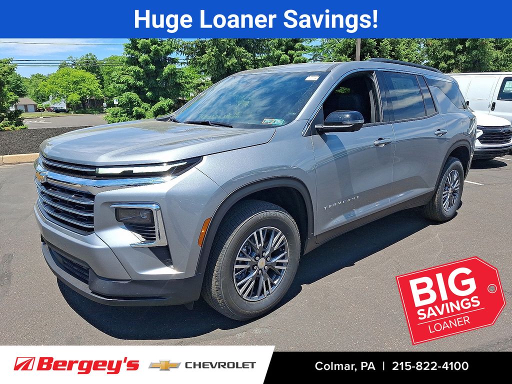 Sterling Gray Metallic 2026 Chevrolet Traverse SUV / Crossover Four-Wheel Drive 8-Speed Automatic