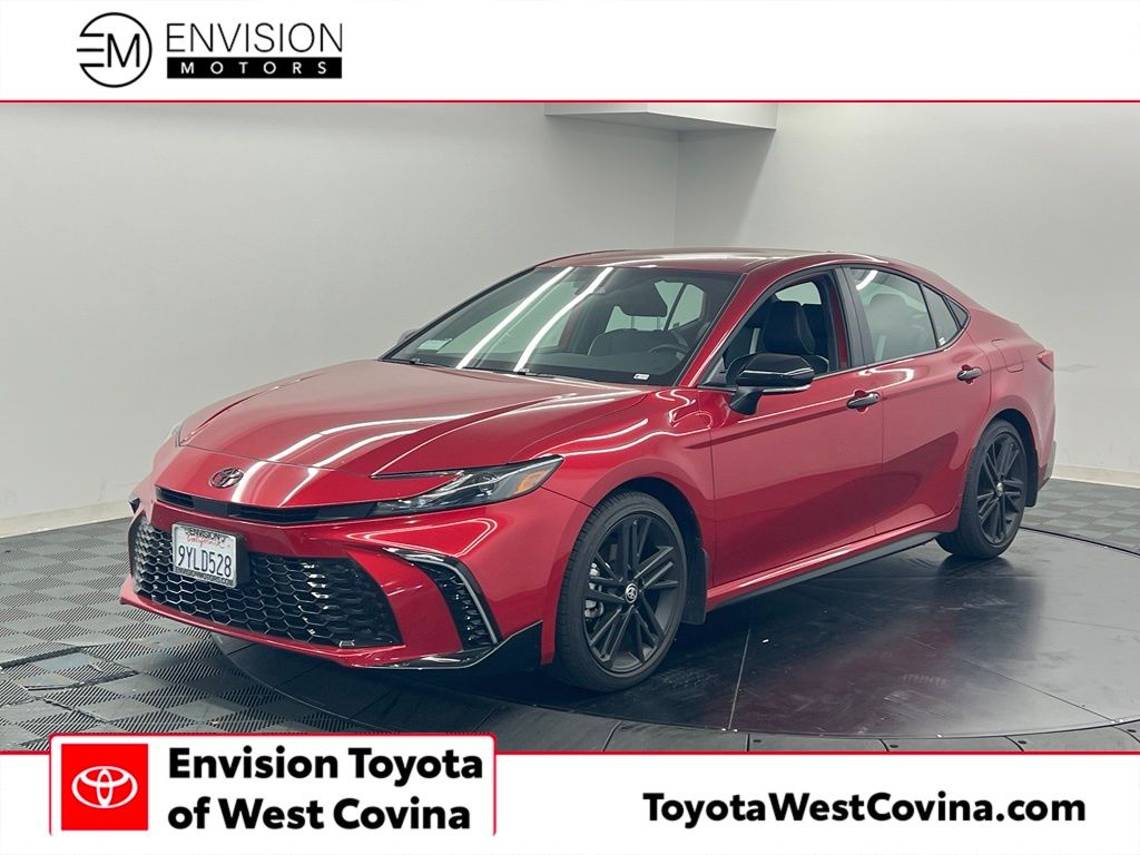 Red 2026 Toyota Camry Sedan Front-Wheel Drive Continuously Variable Transmission
