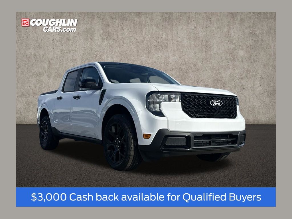 Oxford White 2025 Ford Maverick Pickup Truck All-Wheel Drive 8-Speed Automatic