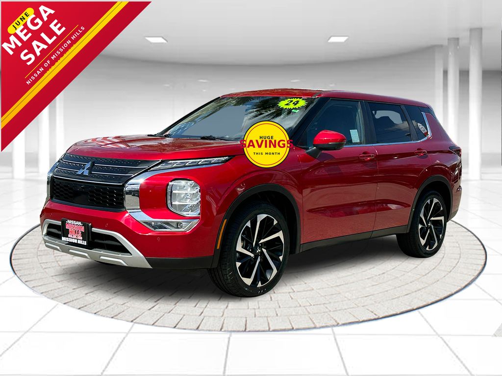 Red 2024 Mitsubishi Outlander SE Black Edition FWD SUV / Crossover Front-Wheel Drive Continuously Variable Transmission