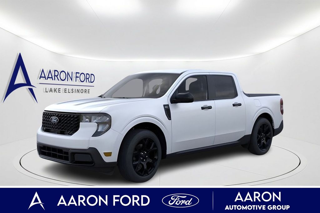 Space White Metallic 2025 Ford Maverick Pickup Truck All-Wheel Drive 8-Speed Automatic