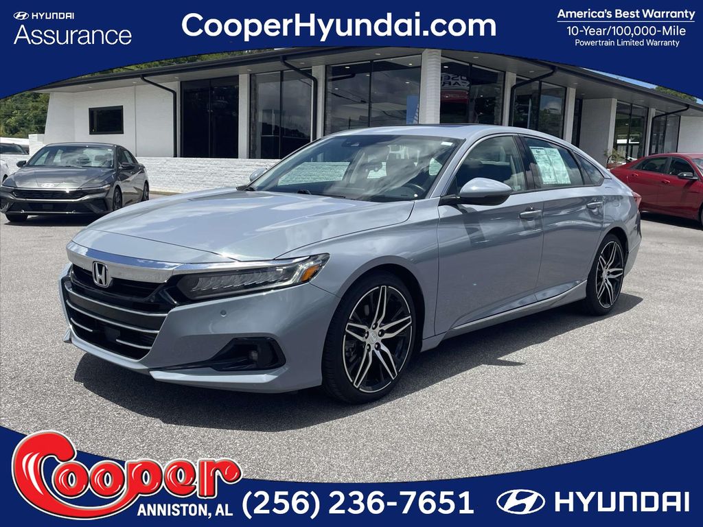 Gray 2021 Honda Accord Sedan Front-Wheel Drive Automatic