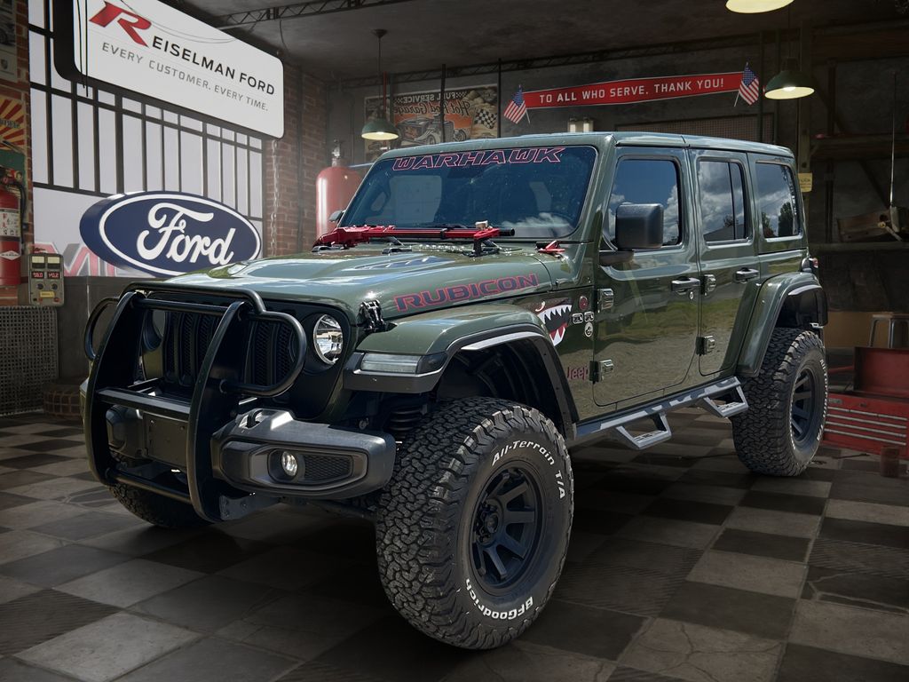 Sarge Green Clearcoat 2021 Jeep Wrangler SUV / Crossover Four-Wheel Drive 8-Speed Automatic