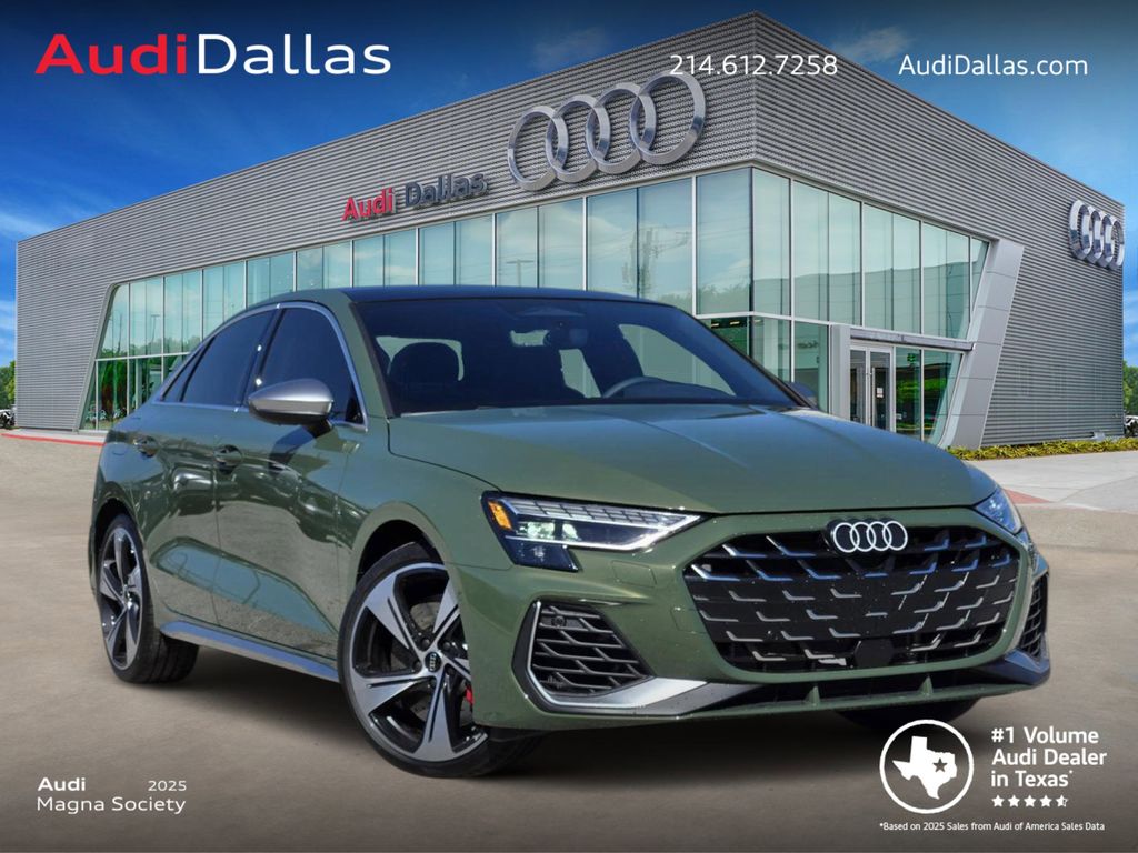 Green 2026 Audi S3 2.0T quattro Premium Sedan All-Wheel Drive 7-Speed Automatic