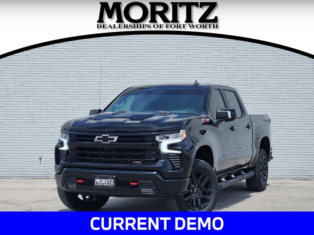 Black 2026 Chevrolet Silverado 1500 LT Trail Boss Crew Cab 4WD Pickup Truck Four-Wheel Drive Automatic