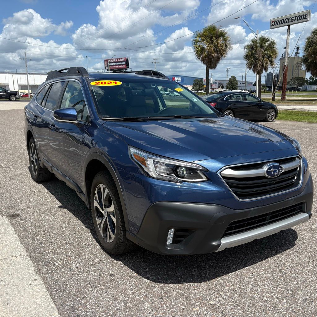 Blue 2021 Subaru Outback Limited XT Crossover AWD SUV / Crossover All-Wheel Drive Continuously Variable Transmission
